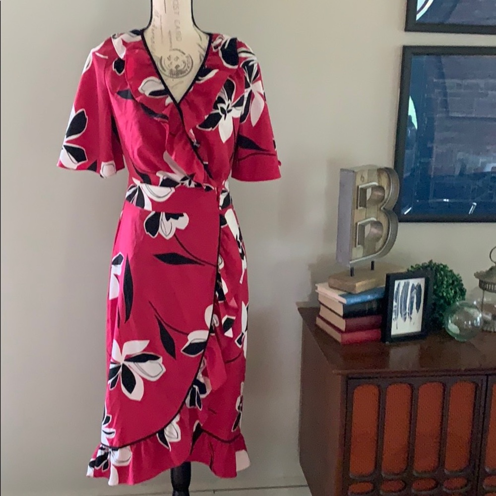 WWW Midi Wrap Dress